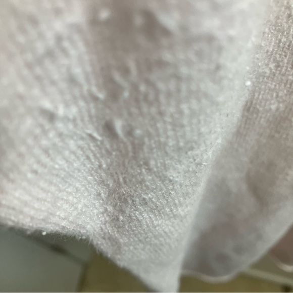 Eileen Fisher Organic Linen Cotton Top in Pink Medium Sweater Shirt - Picture 11 of 11